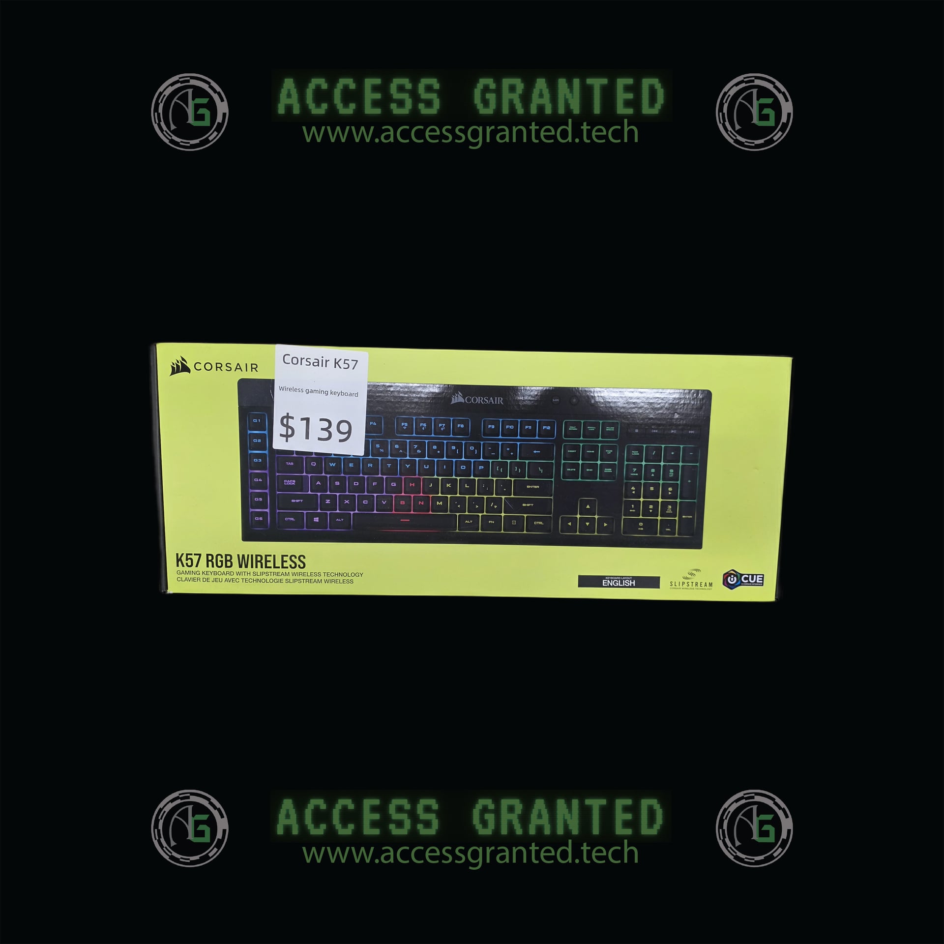 Corsair K57 RGB Wireless Keyboard