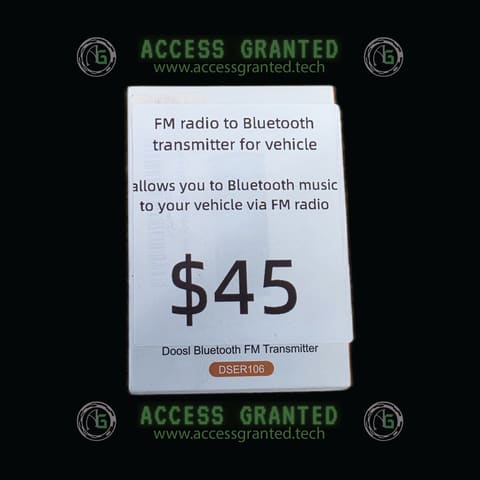 Bluetooth to FM Radio Transmitter